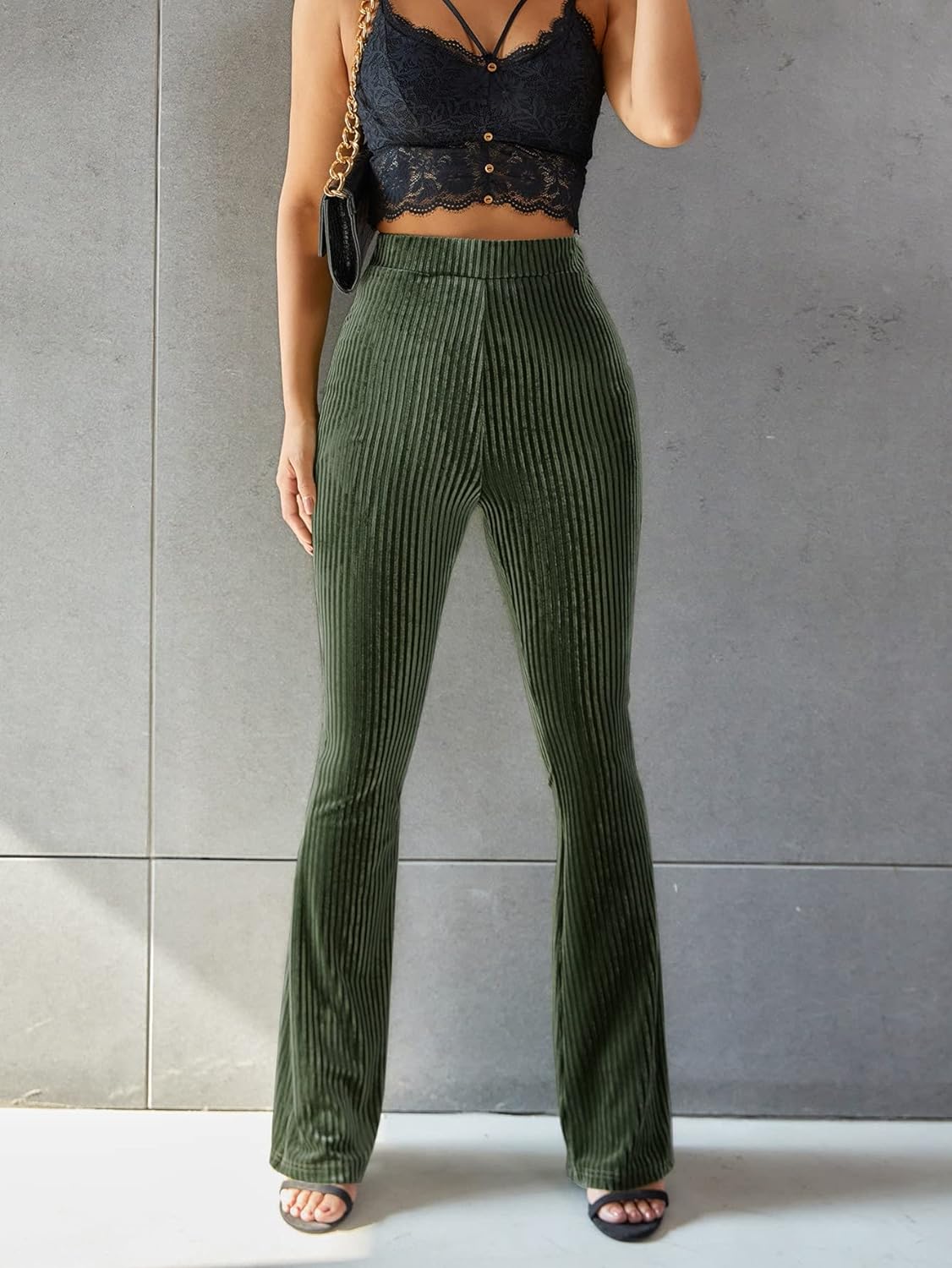 Harley - High Waist Corduroy Broek voor Vrouwen