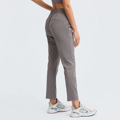 Patricia - Stijlvolle Casual Stretch Herfst Broek met Koord voor Vrouwen