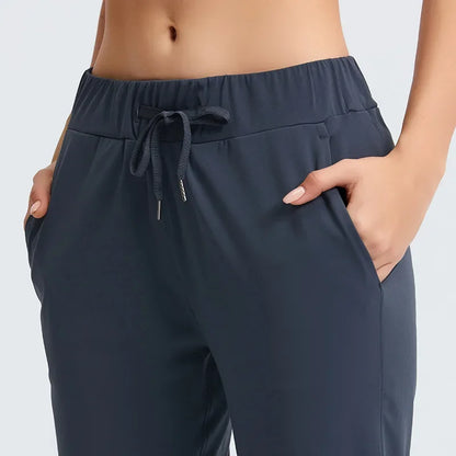 Patricia - Stijlvolle Casual Stretch Herfst Broek met Koord voor Vrouwen