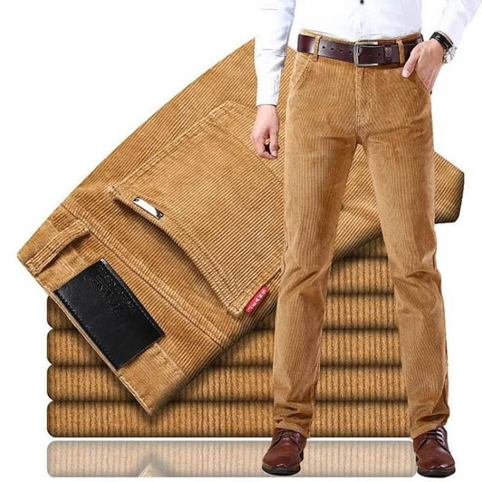 Charles - Stijlvolle en Comfortabele Herfst Corduroy Jeans voor Mannen