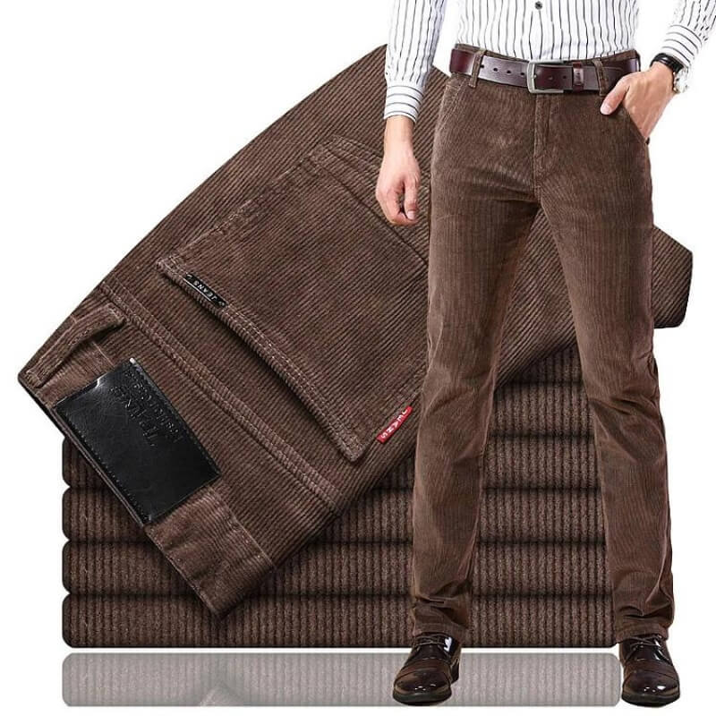 Charles - Stijlvolle en Comfortabele Herfst Corduroy Jeans voor Mannen