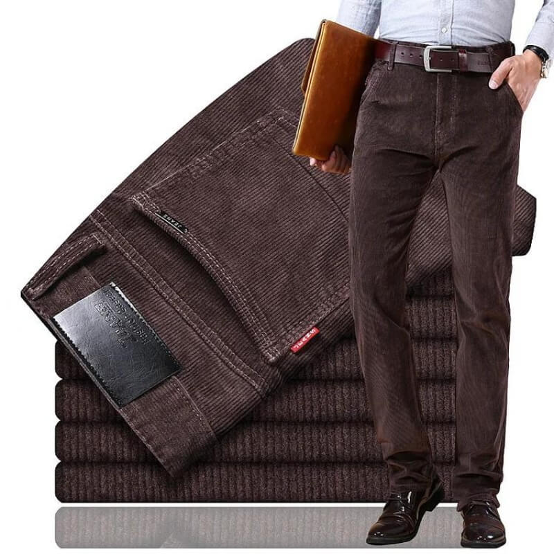 Charles - Stijlvolle en Comfortabele Herfst Corduroy Jeans voor Mannen
