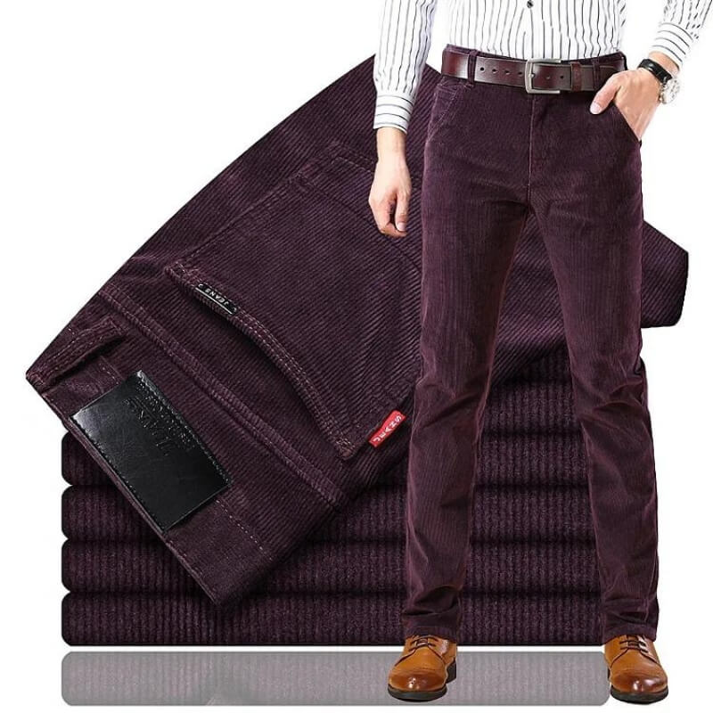 Charles - Stijlvolle en Comfortabele Herfst Corduroy Jeans voor Mannen