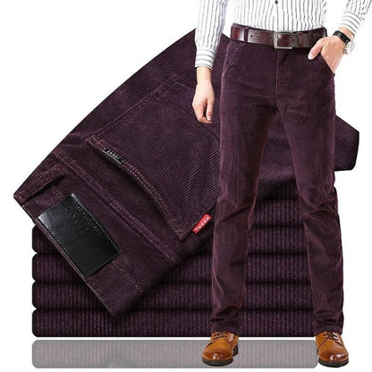 Charles - Stijlvolle en Comfortabele Herfst Corduroy Jeans voor Mannen