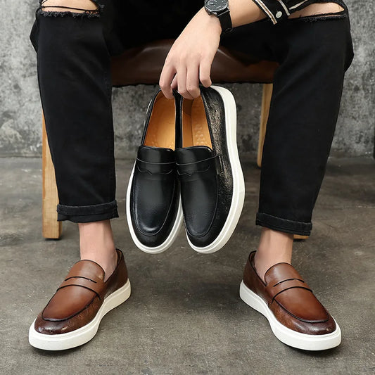 Oliver - Stijlvolle Britse Penny Loafers voor Heren