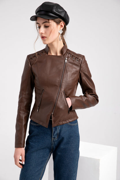 Zale | Leren Jas Washed-Look