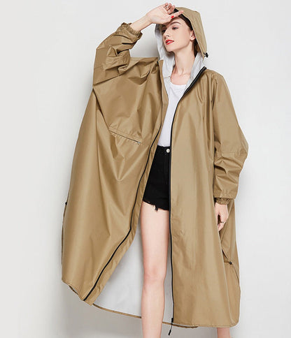 Emma | Lange waterdichte regenponcho voor ultieme bescherming