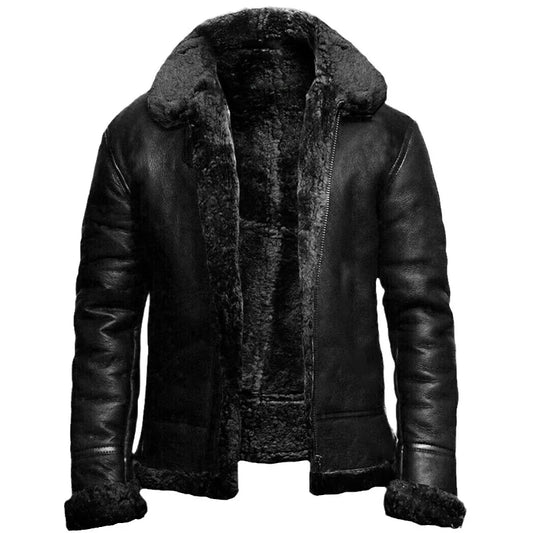 Harrison - Luxe Leren Winterjas