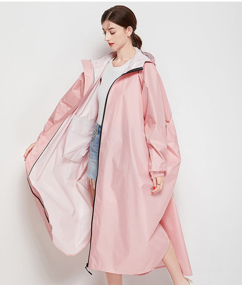 Emma | Lange waterdichte regenponcho voor ultieme bescherming