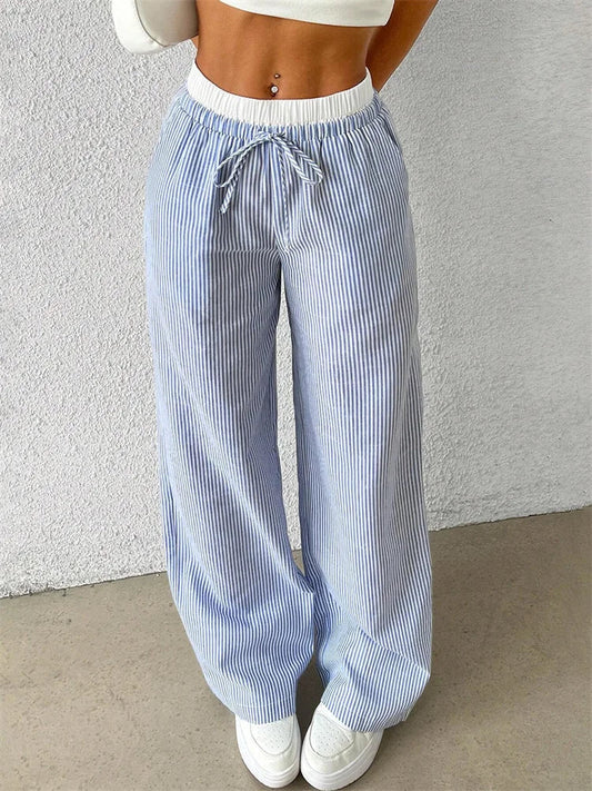 Diana - Casual Herfst Wijde Broek voor Vrouwen