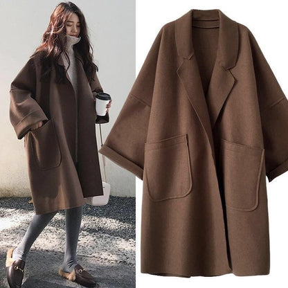 Nadine | Modieuze Oversized Jas met Stijl
