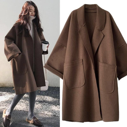 Nadine | Modieuze Oversized Jas met Stijl