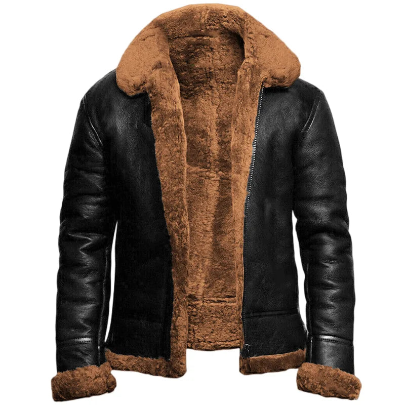 Harrison - Luxe Leren Winterjas
