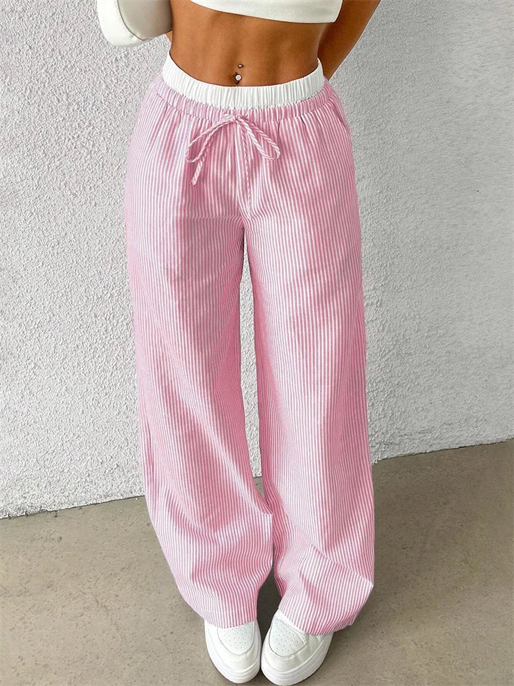 Diana - Casual Herfst Wijde Broek voor Vrouwen