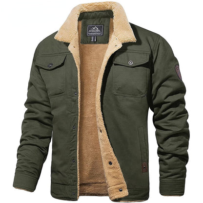 UrbanVibe™ | Heren Bomberjack met Bontkraag