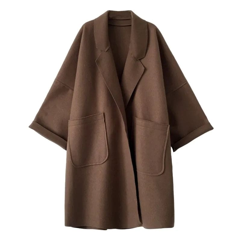 Nadine | Modieuze Oversized Jas met Stijl