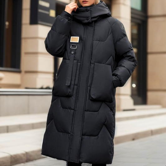 UrbanChic™ | Lange Pufferjacke