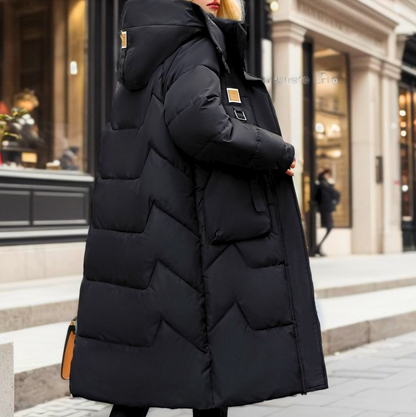 UrbanChic™ | Lange Pufferjacke