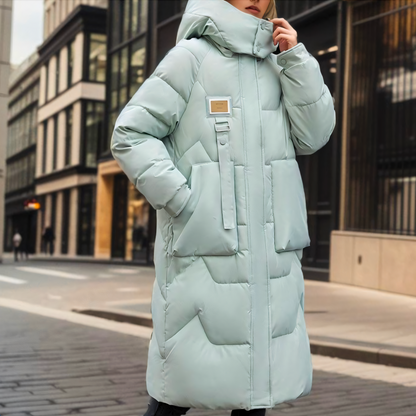 UrbanChic™ | Lange Pufferjacke