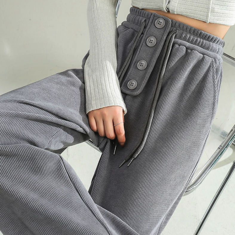 Zoe - Stijlvolle Casual Geribbelde Herfst Sweatpants voor Vrouwen