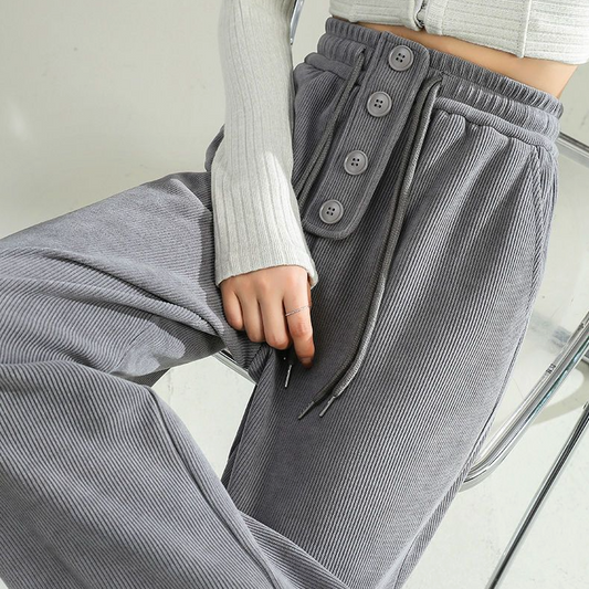 Zoe - Stijlvolle Casual Geribbelde Herfst Sweatpants voor Vrouwen