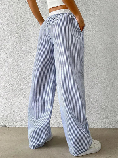 Diana - Casual Herfst Wijde Broek voor Vrouwen
