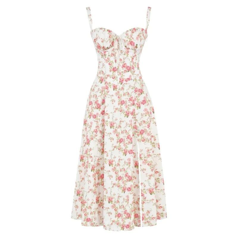 Sanne™ - Gebloemde Midriff Korter Jurk