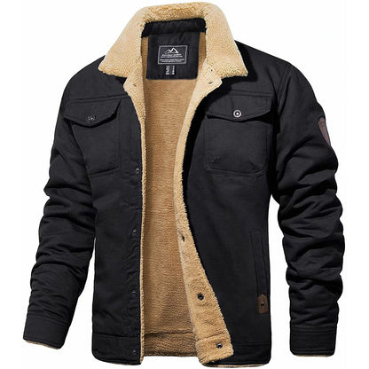 UrbanVibe™ | Heren Bomberjack met Bontkraag