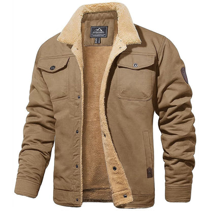 UrbanVibe™ | Heren Bomberjack met Bontkraag