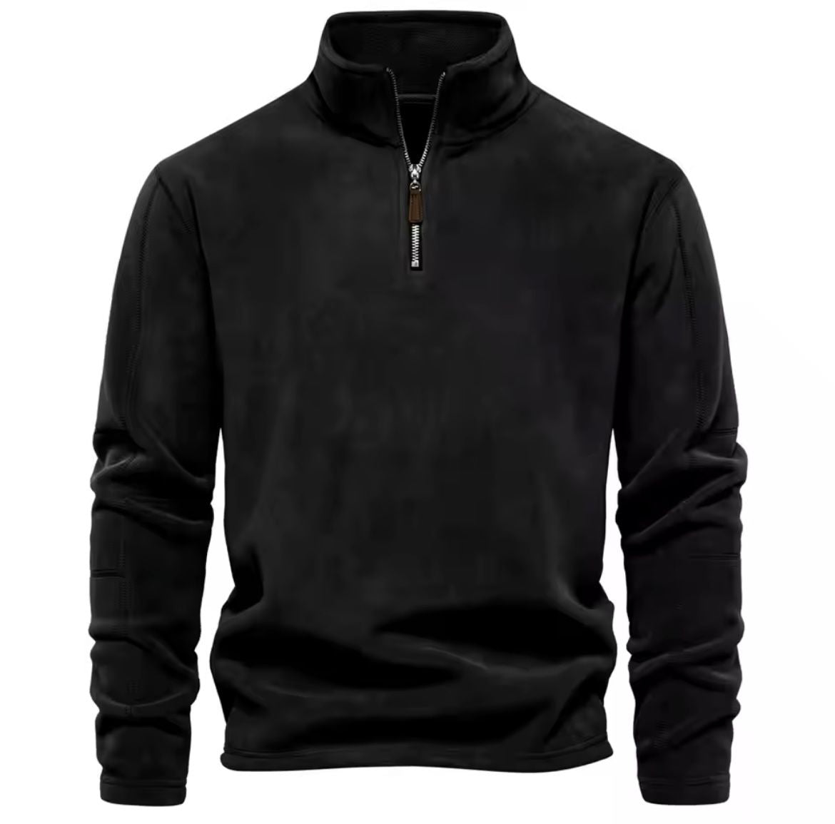 Roldan | Fleece trui met halve rits en opstaande kraag - Warme en stijlvolle bovenkleding