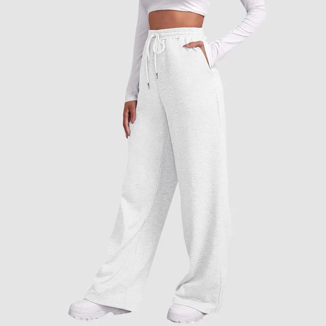 Eliza - Gevoerde Joggingbroek met Wijde Pijpen voor Vrouwen
