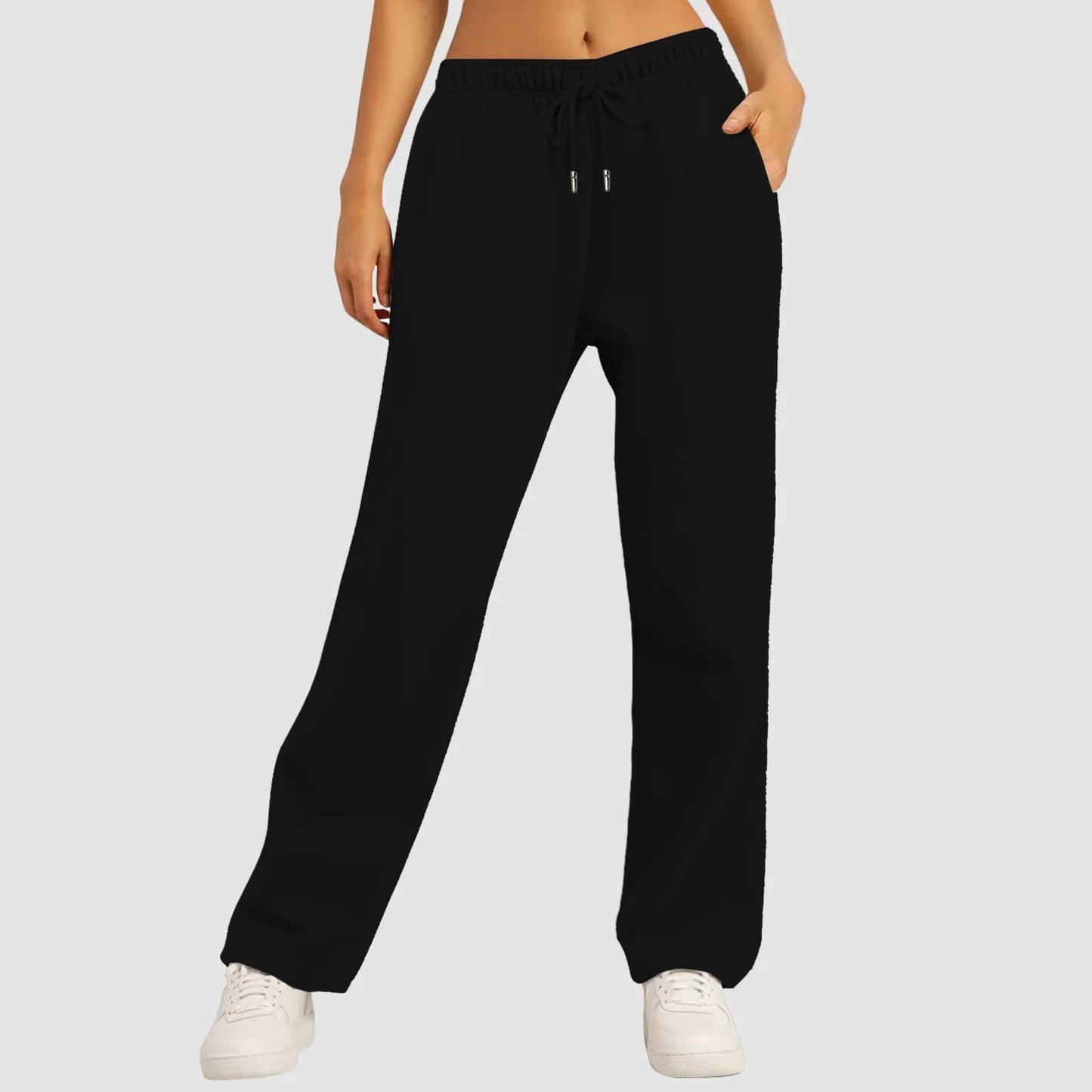 Eliza - Gevoerde Joggingbroek met Wijde Pijpen voor Vrouwen