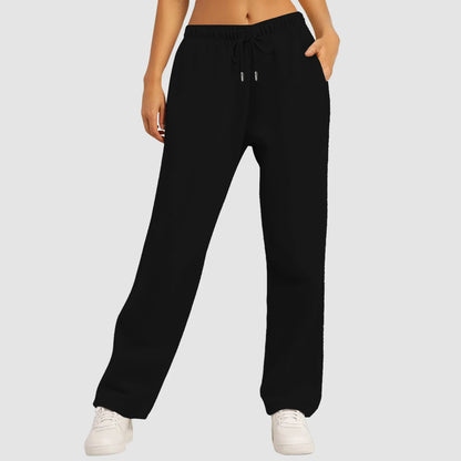 Eliza - Gevoerde Joggingbroek met Wijde Pijpen voor Vrouwen