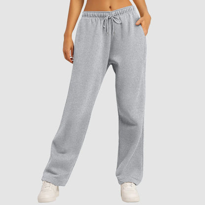 Eliza - Gevoerde Joggingbroek met Wijde Pijpen voor Vrouwen
