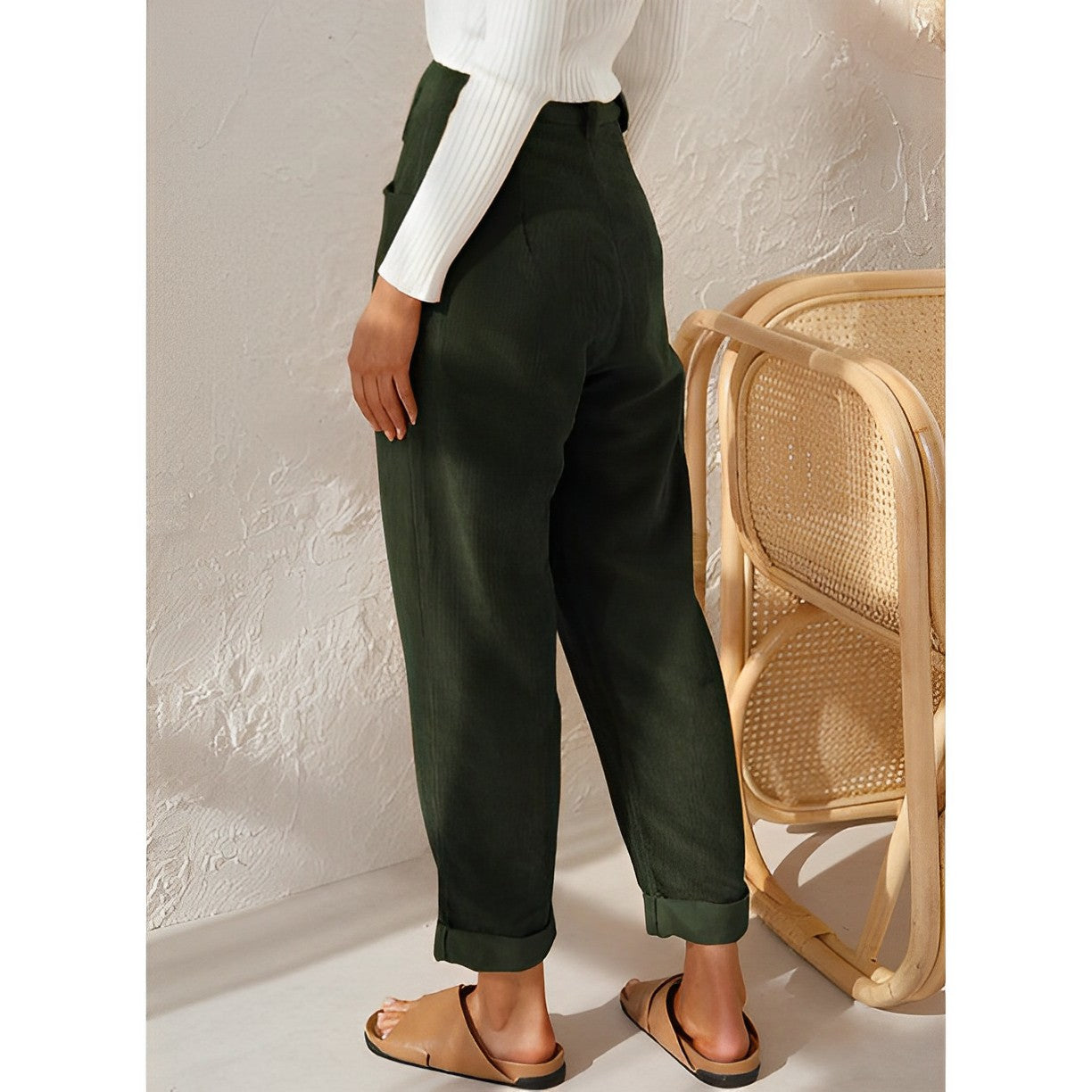 Jenny - Stijlvolle en Comfortabele Corduroy Broek voor Vrouwen
