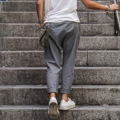 Rina - Comfortabele Linnen Broek voor Vrouwen