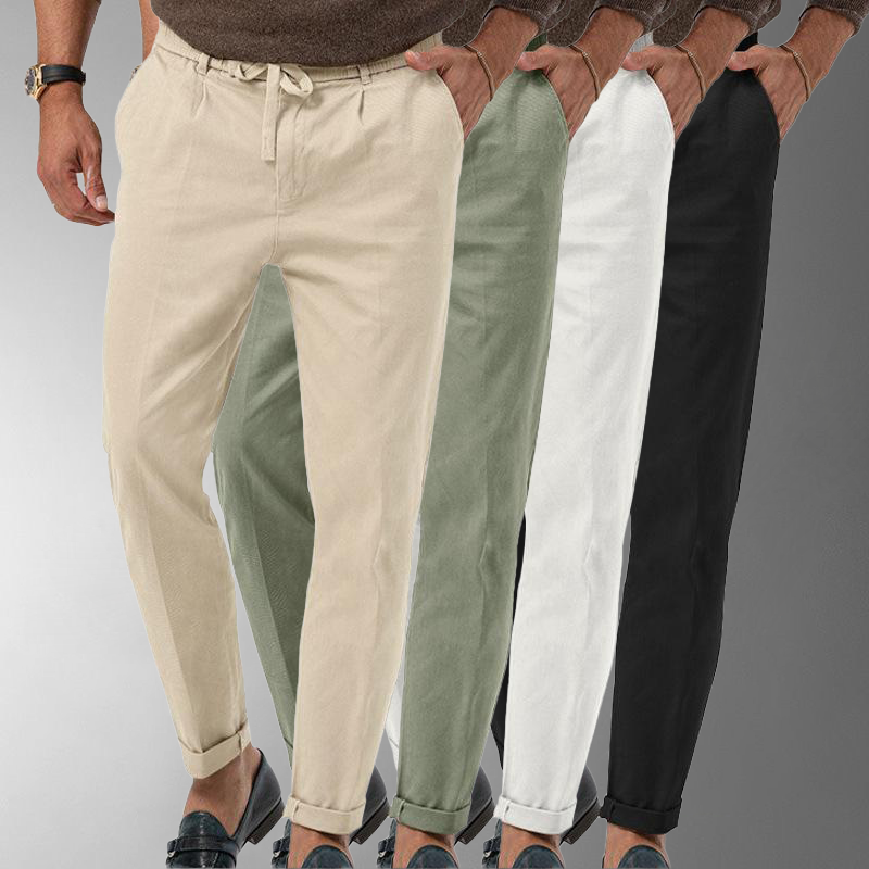 Jerry - Ademende Linnen Broek voor de Zomer voor Mannen