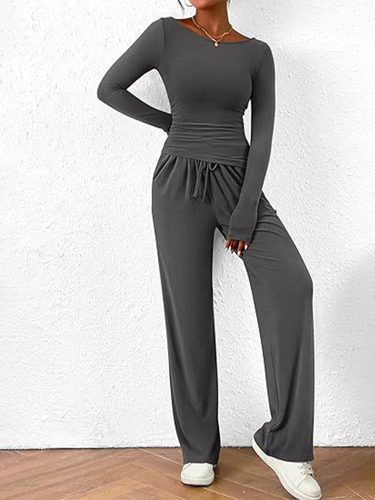 Lainey | Casual slim fit tweedelige set
