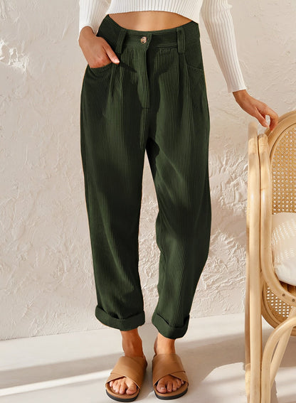 Jenny - Stijlvolle en Comfortabele Corduroy Broek voor Vrouwen
