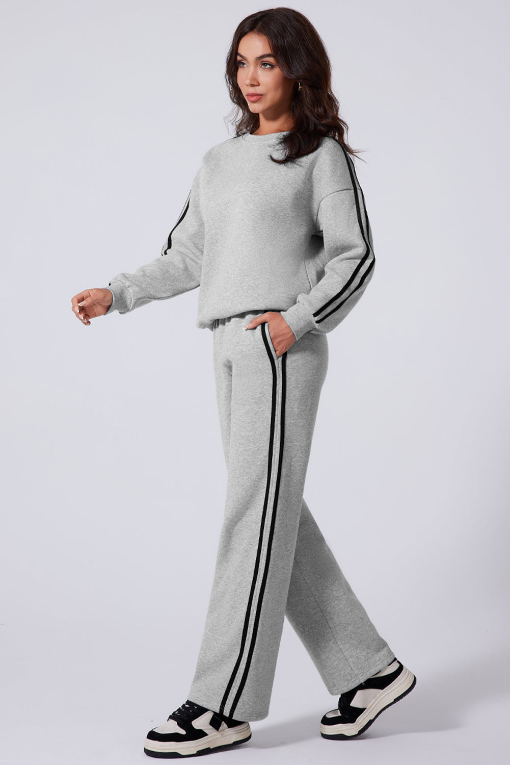 Ailin | Sportieve sweatshirt en broek actieve set