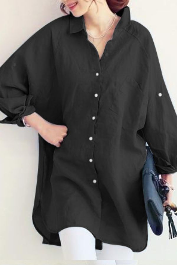 Chic Oversized Linnen Shirt