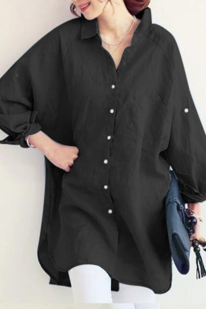 Chic Oversized Linnen Shirt