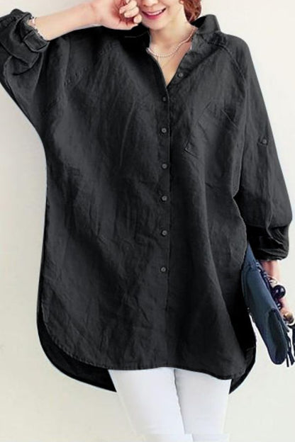 Chic Oversized Linnen Shirt