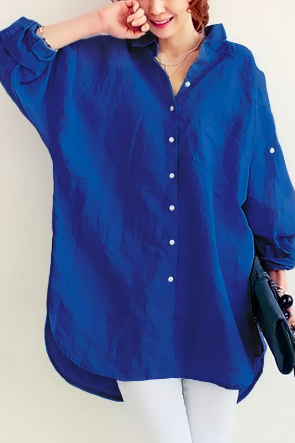 Chic Oversized Linnen Shirt
