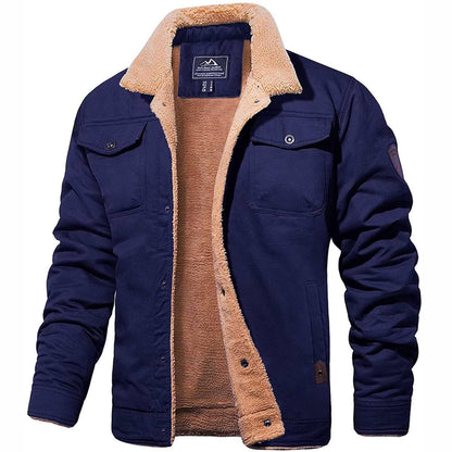 UrbanVibe™ | Heren Bomberjack met Bontkraag