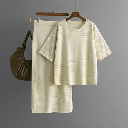 Natascha | Casual holle top & rok set
