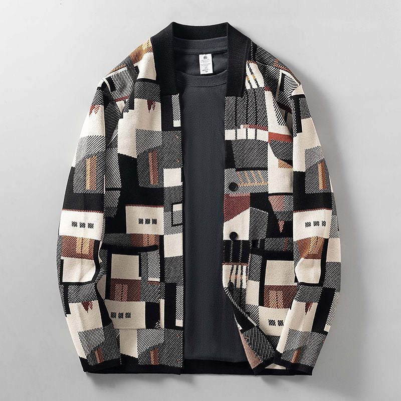 Vicente | Trendy abstract mozaïek vest