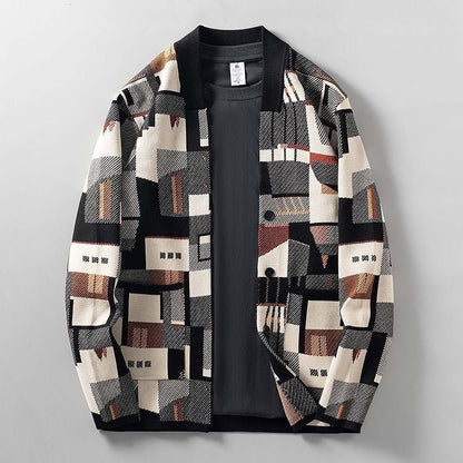 Vicente | Trendy abstract mozaïek vest