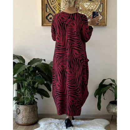 Losse Modejurk met Print en Zakken