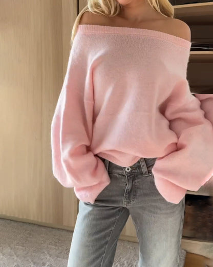Noelle | Charmant Roze Vest, Trui & Broek Driedelige Set